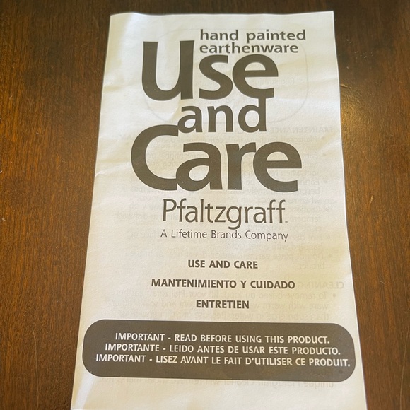 Pfaltzgraff Winterberry Dip Bowl And Spreader - Picture 6 of 13